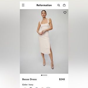 Reformation Besse Midi Dress